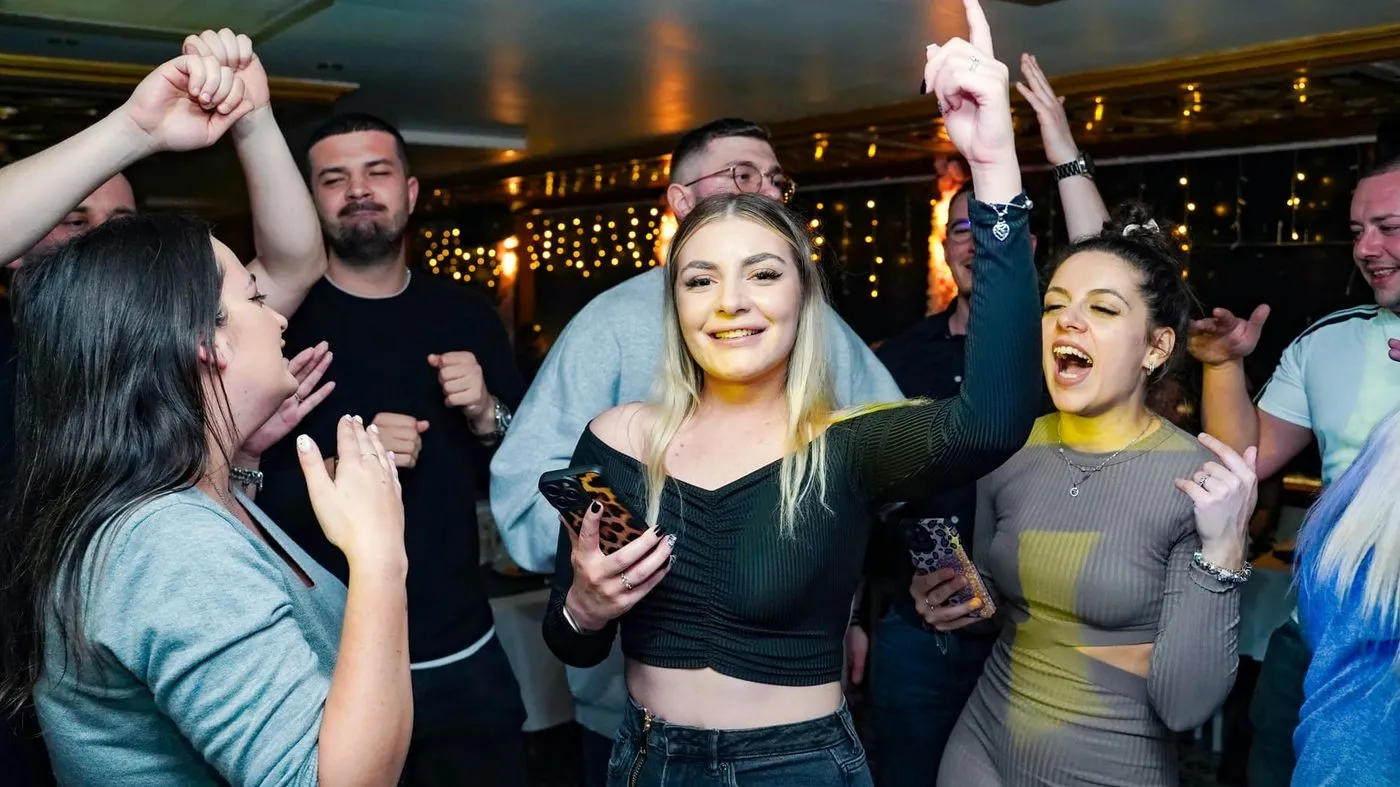 Guests dancing during the after-party